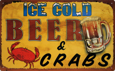 crabs and beer
