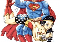 Superman_spanks_Wonder_Woman_by_Dogsupreme