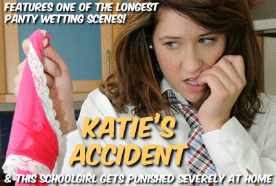 Katie's Accident peeing and spanking