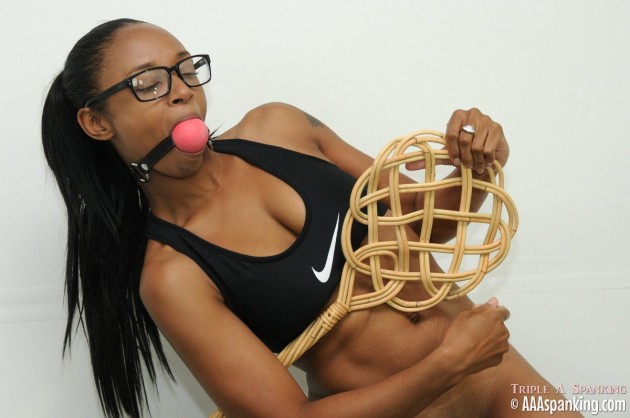 The carpet beater used in Lola's spanking punishment