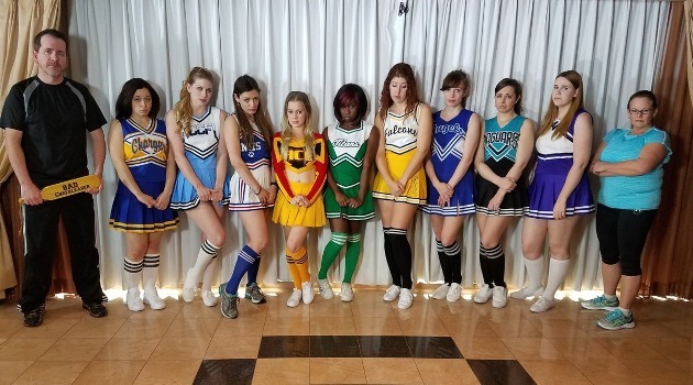 cheerleader spankings