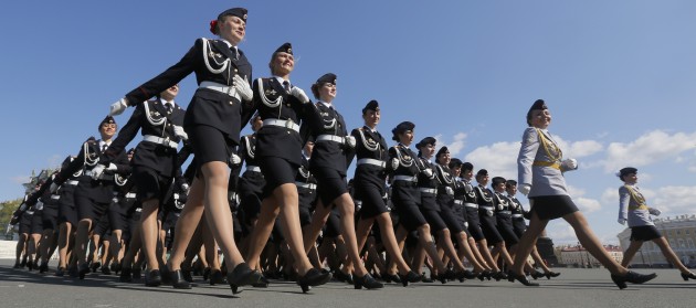 Russia Parade Rehearsal